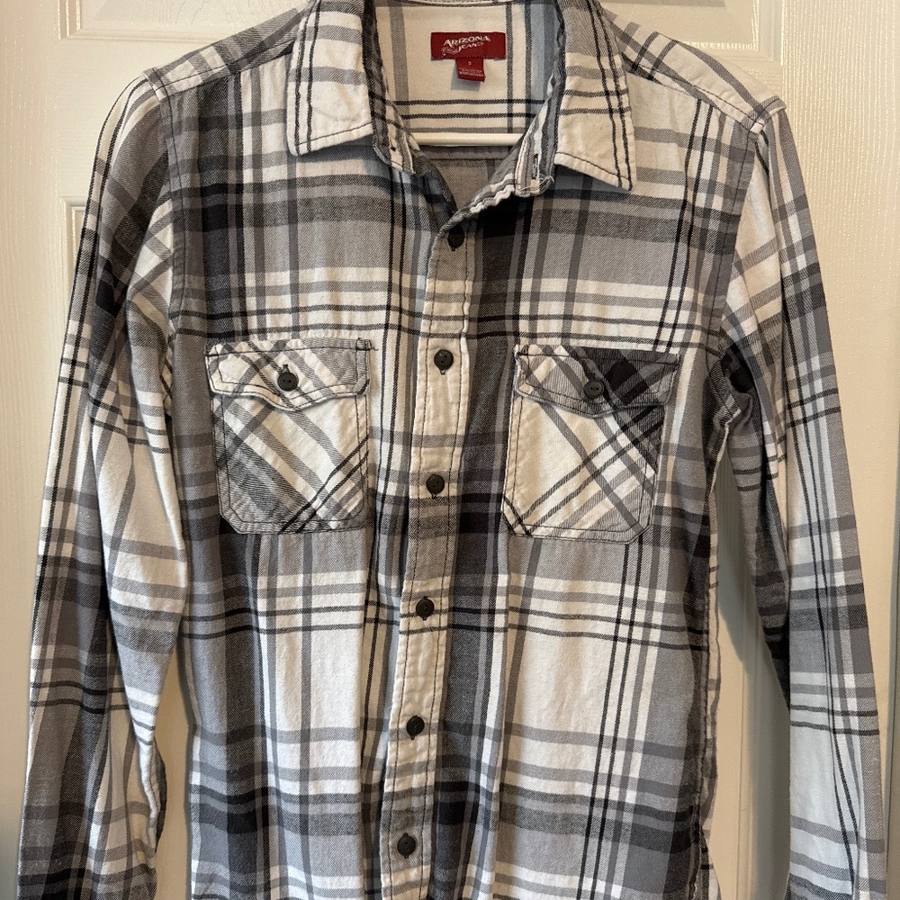 Flannel button-down